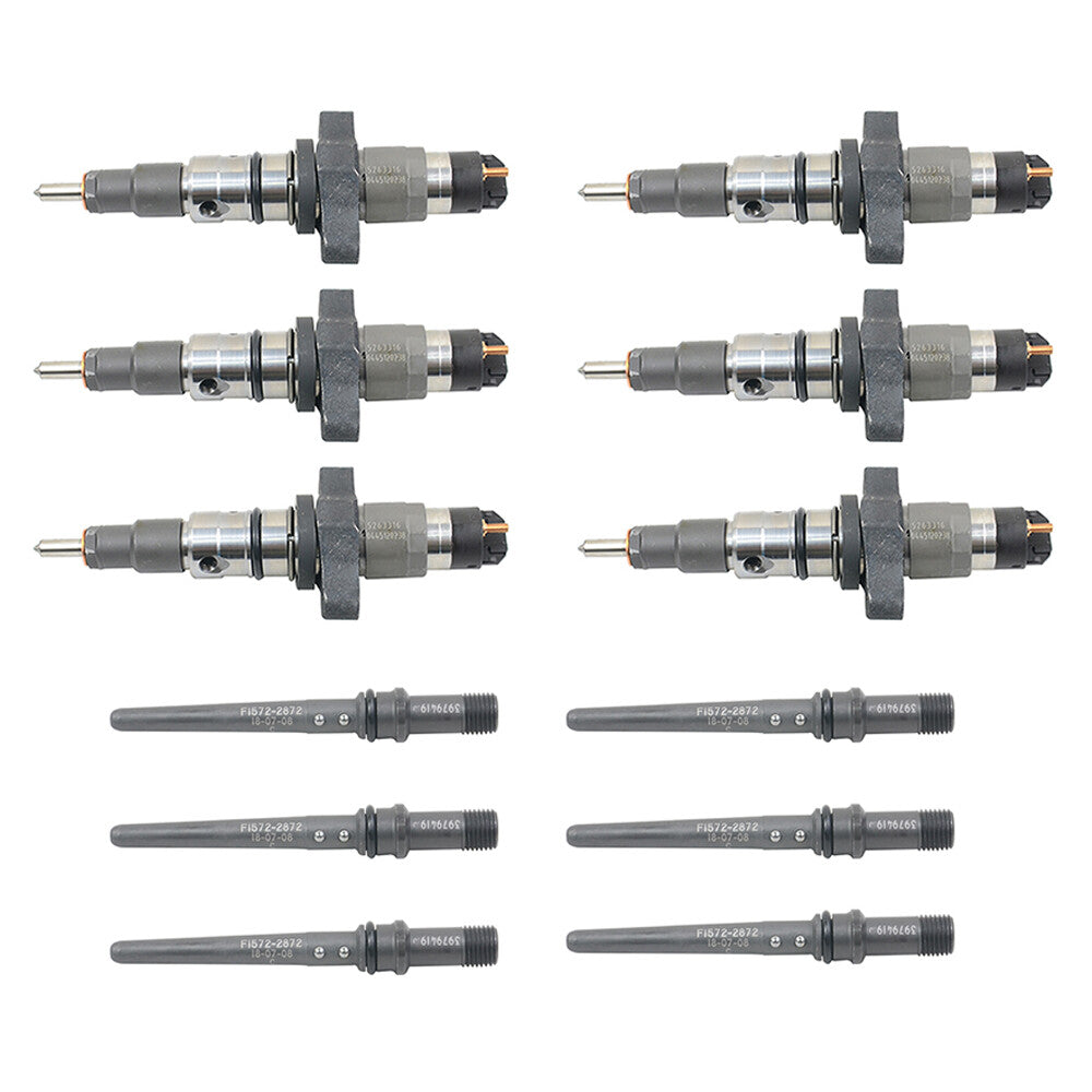 Fits 5.9L Diesel 2004-2009 for Dodge for Ram Common Rail Injector tubes Set of 6