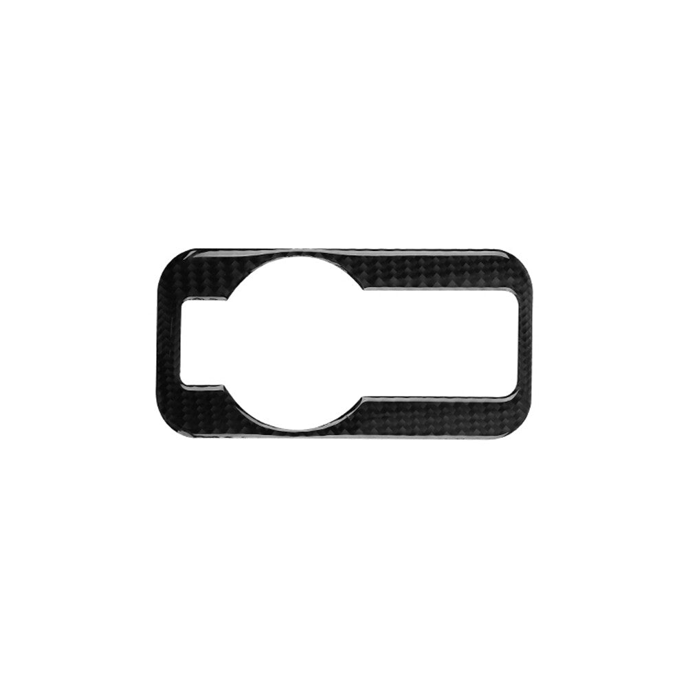 Headlight Switch Trim Cover Decoration Carbon Fiber for VW Touareg 2011-2018