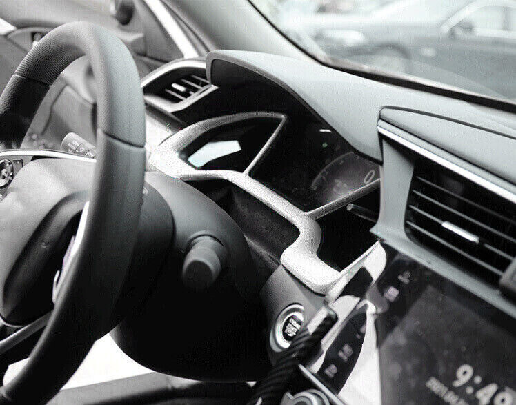 Bright White Dashboard Instrument Cover Strip Trim For Auto for Honda for Civic 2016-21