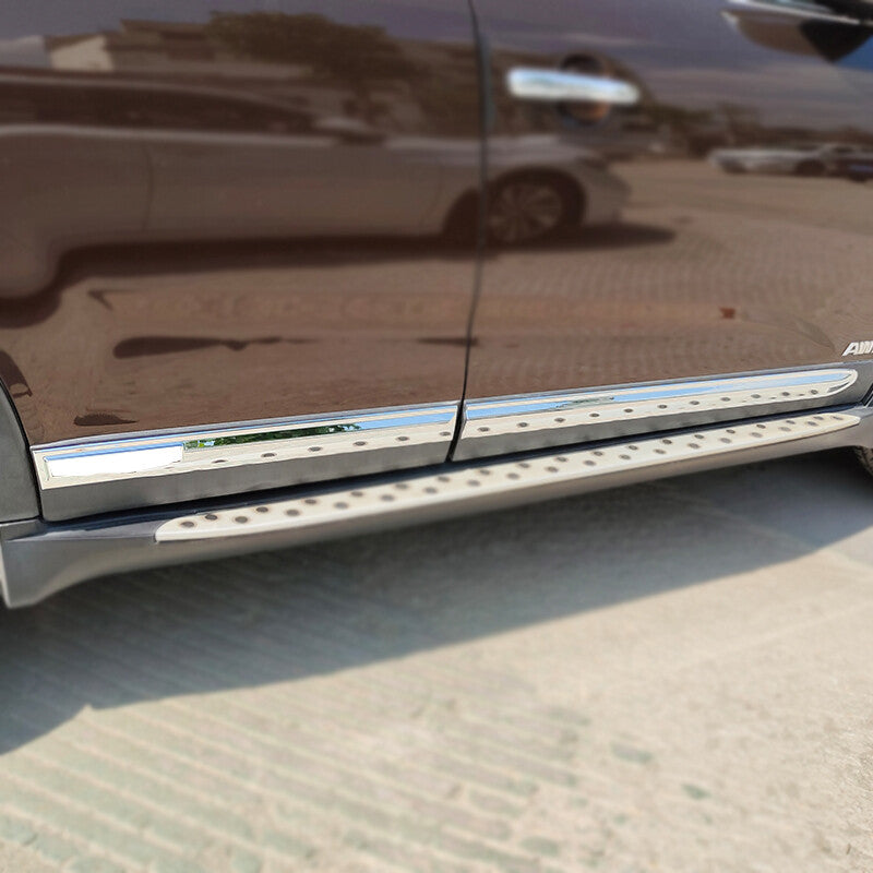 for Kia Sorento 2009-2015 Chrome Car Side Door Body Guard Molding Cover Trim