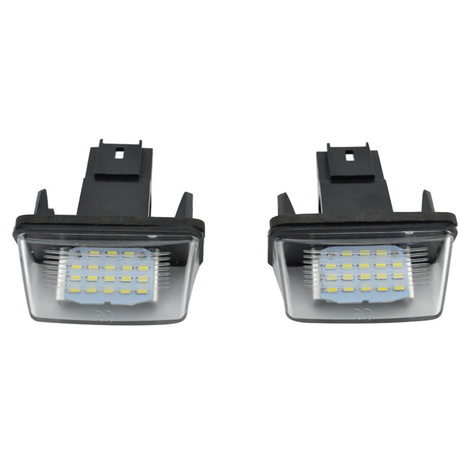 1 Pair Error LED License Plate Lights for Peugeot 206 207 307 308/ for Citroen