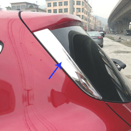 Chrome ABS Rear Window Side Moulding Cover Trim Decor for Ford Escape 2013-2019