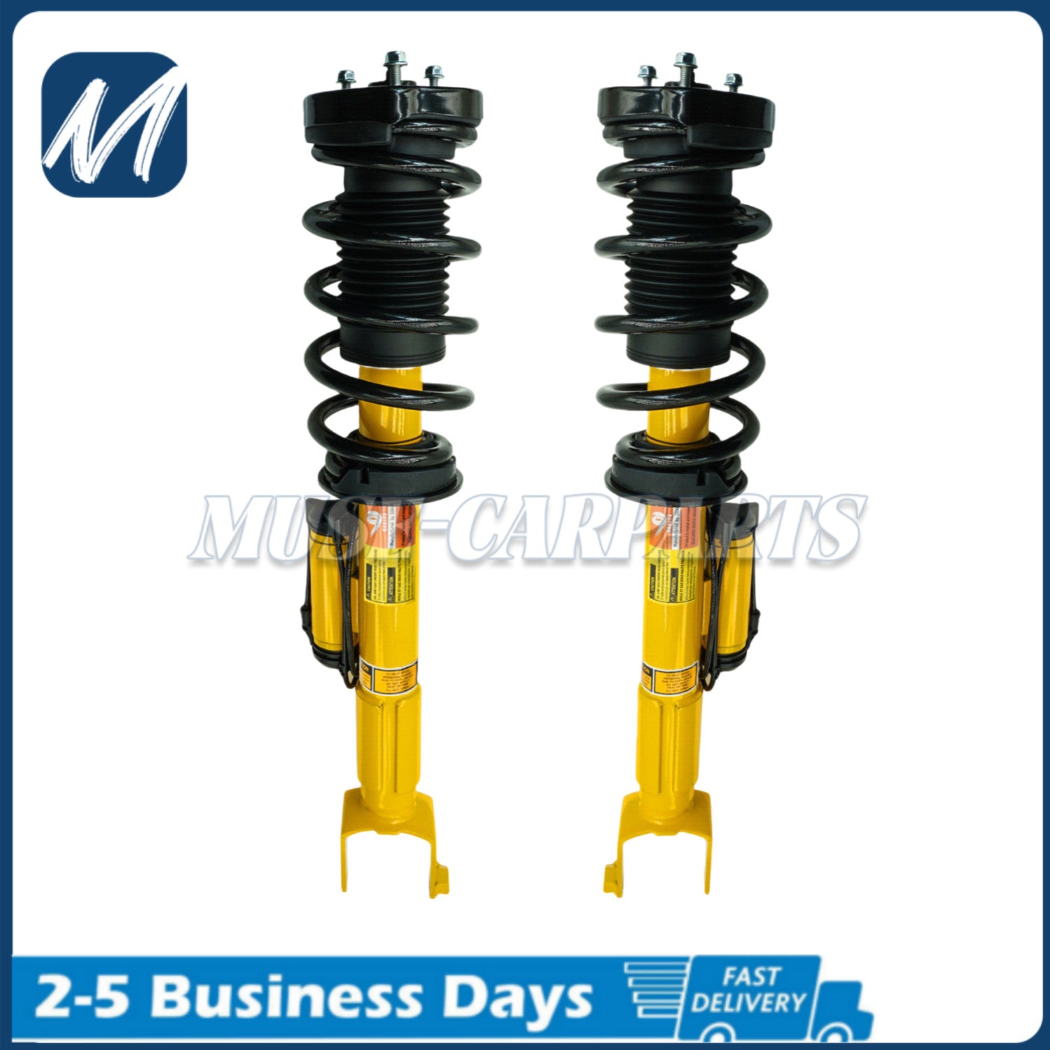 2¡Á Front LH+RH Shock Strut Assys w/Sensor for Lexus NX200t 2015-17 NX300 2018-21