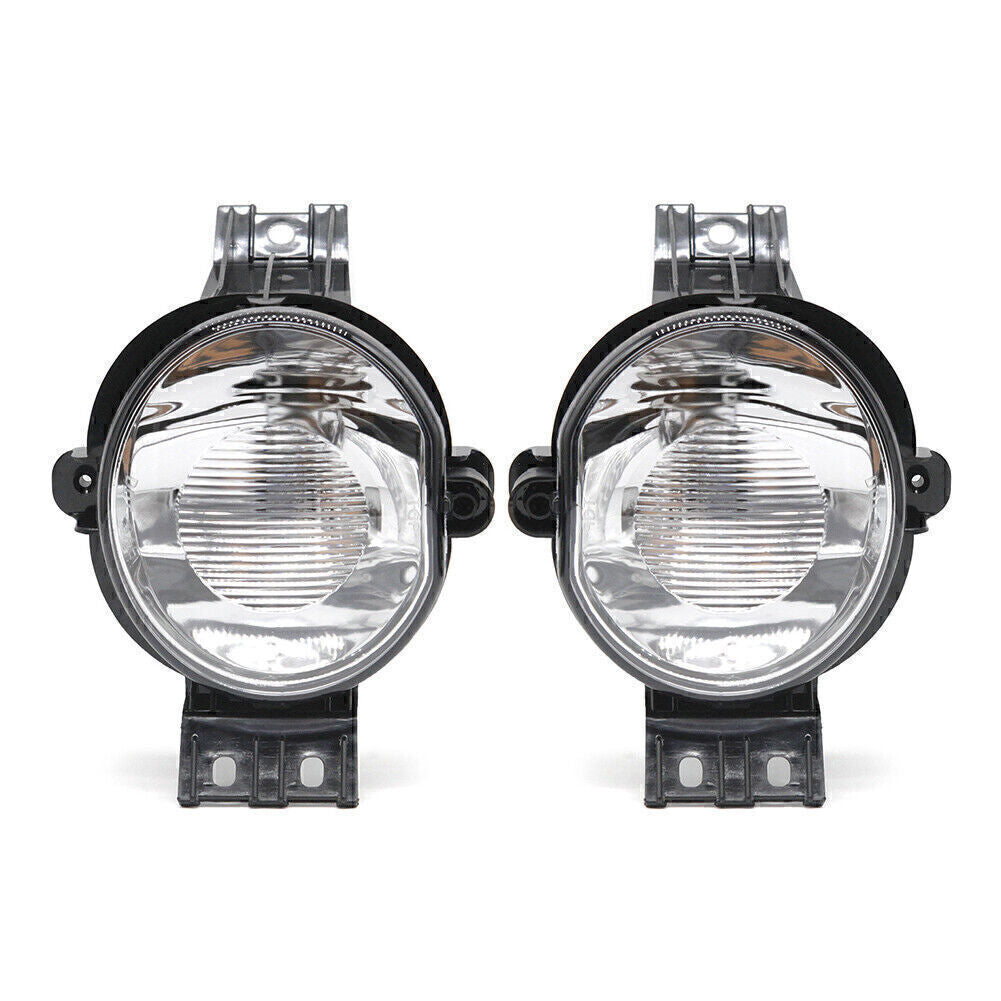 1 PAIR Front Fog Light Lamps LH+RH Clear for Dodge for Ram 1500 2500 3500 02-08
