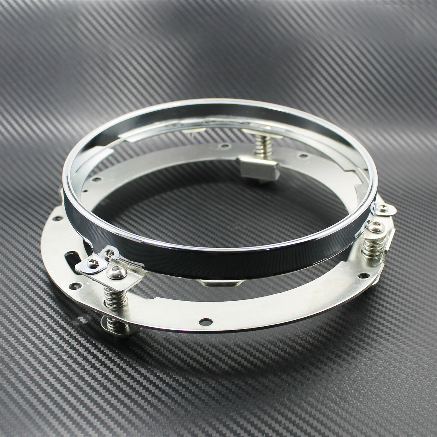 7 inch Chrome Round Headlight Ring Mounting Bracket