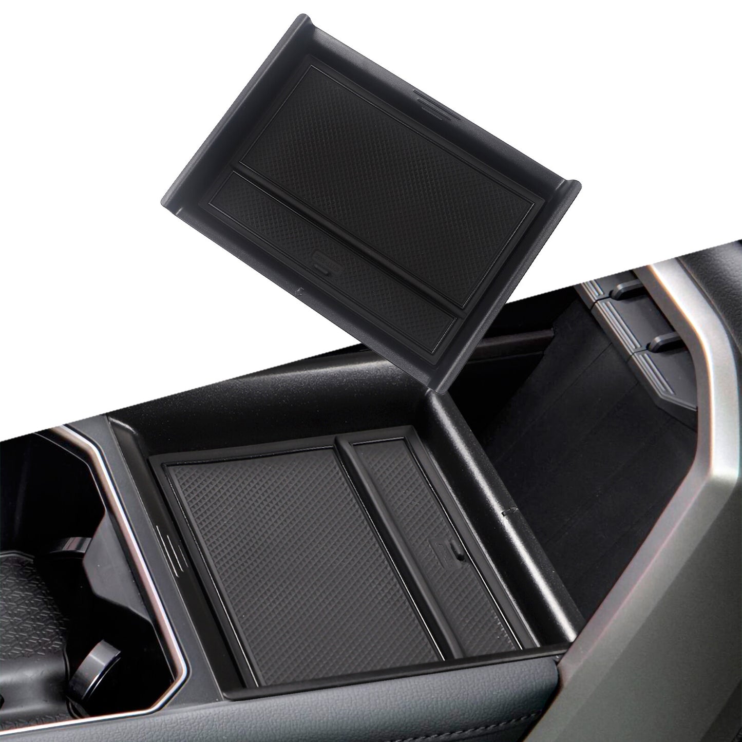 Central Armrest Storage Box for Toyota Tundra 2022 + Center Console Organizers