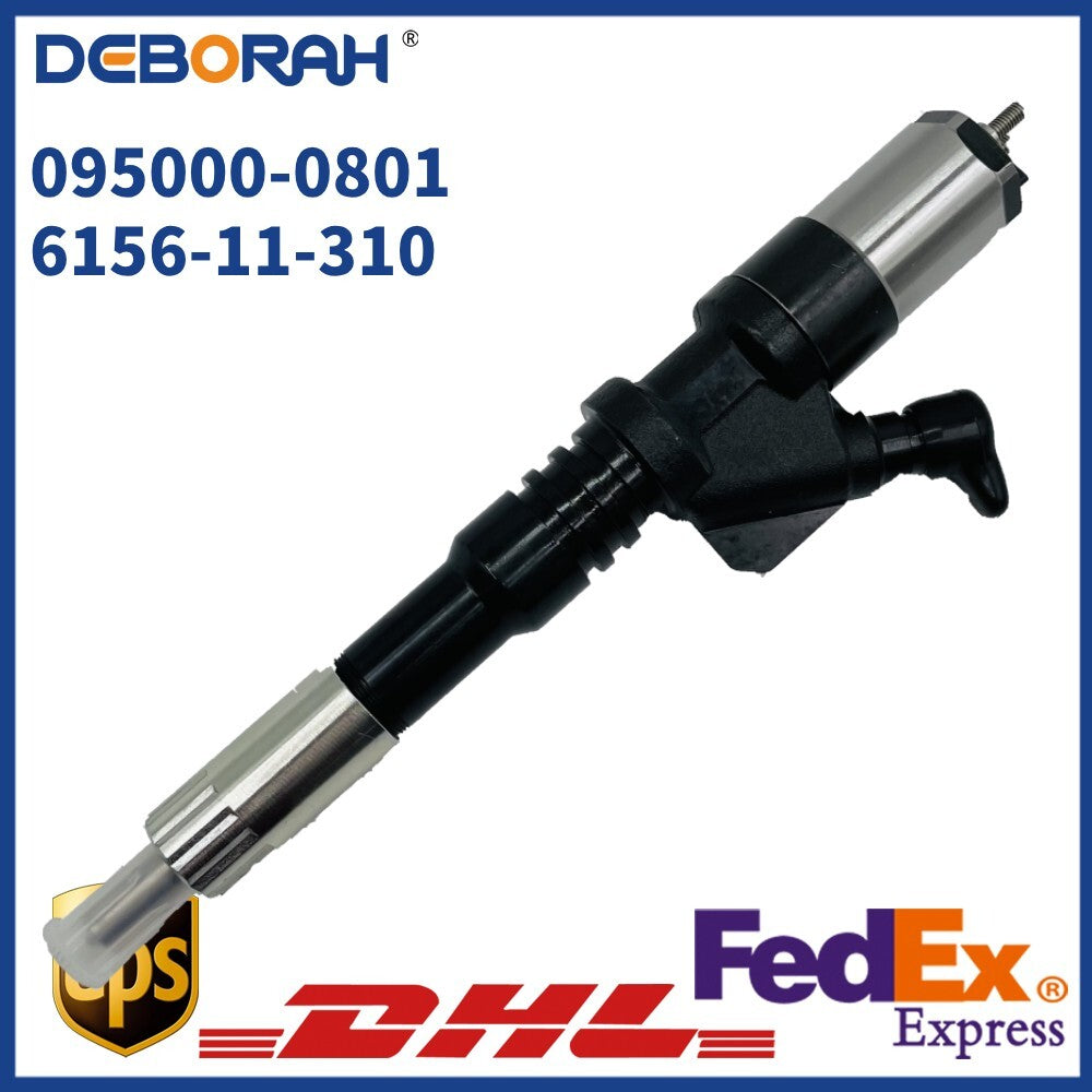095000-0801 095000-0800 6156-11-3100 Common Rail Injector Para Engine for