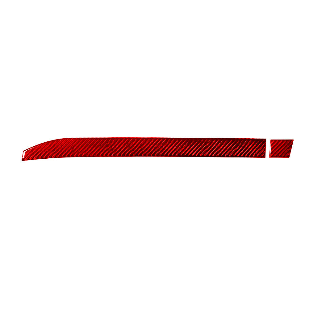 Red Carbon Fiber Interior Passenger Dashboard Cover Trim for Lexus RX330 RX350