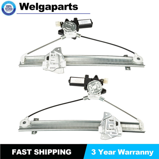2x MR135167 MR135168 for Mitsubishi Montero Rear Power Window Regulator w/Motor