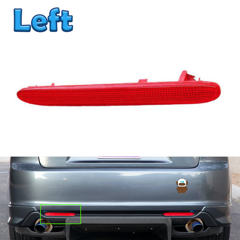 Rear Bumper Reflector Lamp Left for Honda for Acura TSX Euro ACCORD CL7 CL9 2004-08