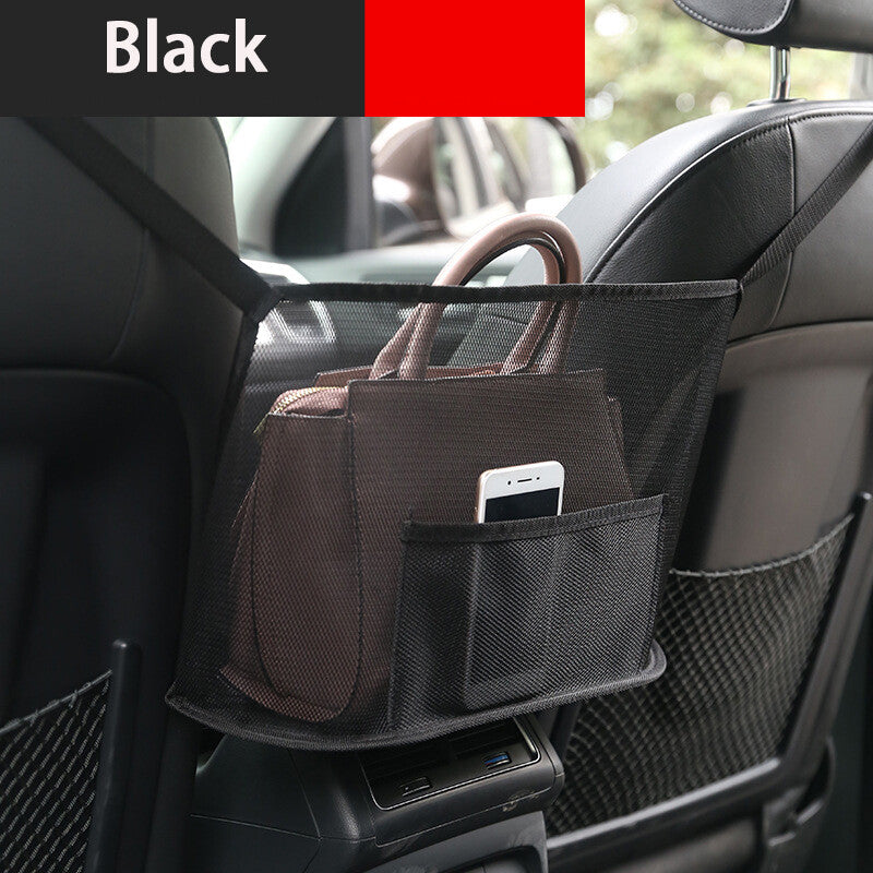 Advanced Car Net Pocket Handbag Holder Mesh Organizer Bag Car for Seat Side Storage