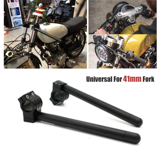 For 41mm Fork Clip-ons Handle Bar Riser Regular Black CNC for Yamaha for Kawasaki for Suzuki