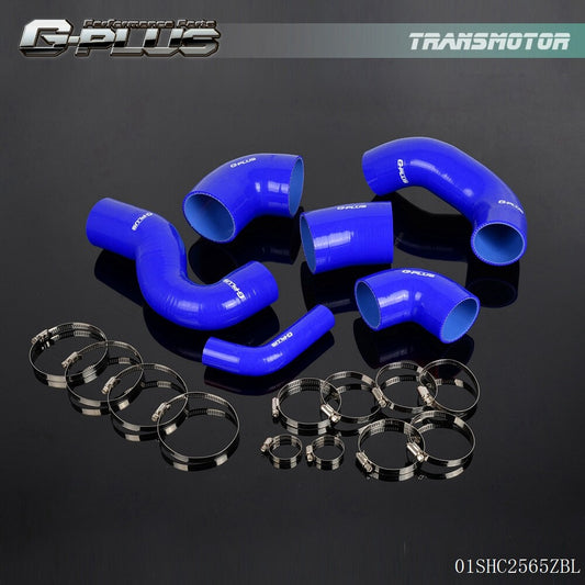 Blue silicone turbine hose clamp kit for Fiat Coupe 2.0 20V GT Turbo