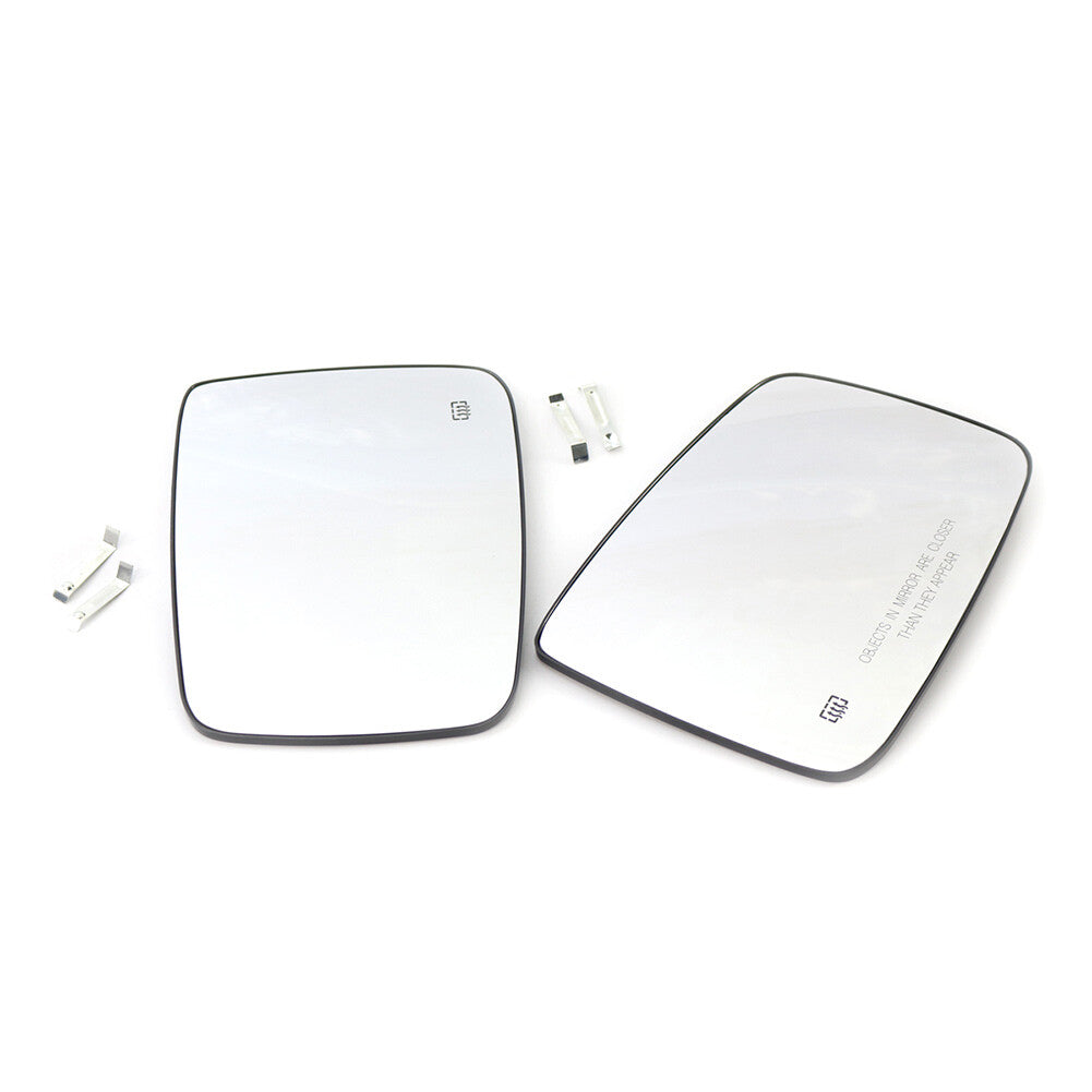 Exterior Mirror Glass Pair LH RH Sides Power Heated for Dodge for Ram 1500 2500