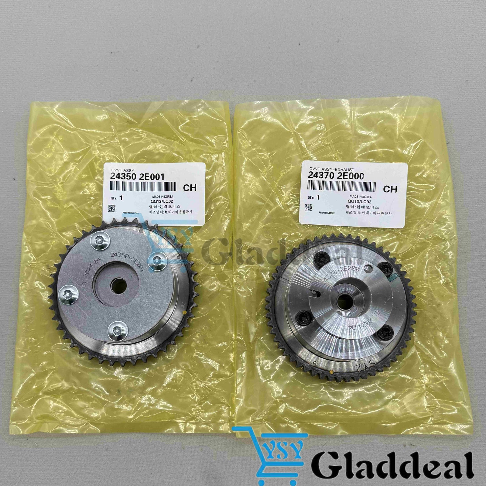 equipment manufacturer timing chain kit for exhaust, intake, and CVVT gears suitable for Kia Soul and for Hyundai for Elantra 1.8L.