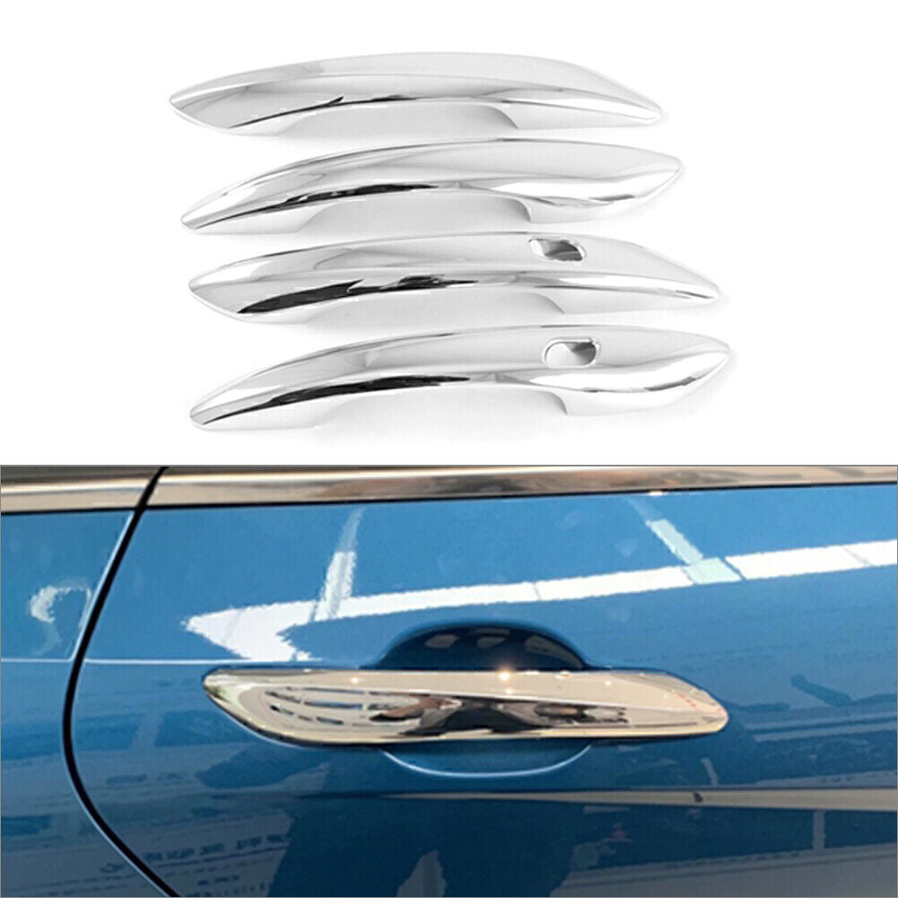 4x Exterior Side Door Handle Cover Trim for Hyundai for Elantra 2021 Chrome