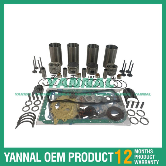 QD32 Rebuild Overhaul Kit with Gaskets, Bearings, and Valve Train for Nissan Forklif