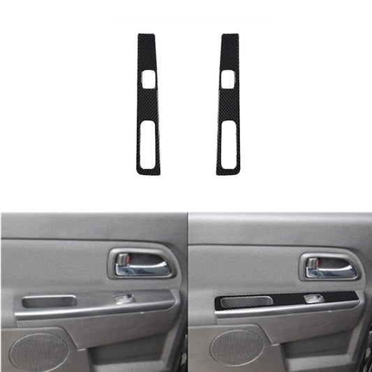 Carbon Fiber Rear Door Door Control Cover For Colorado 2004-12/ for Canyon 2005-12