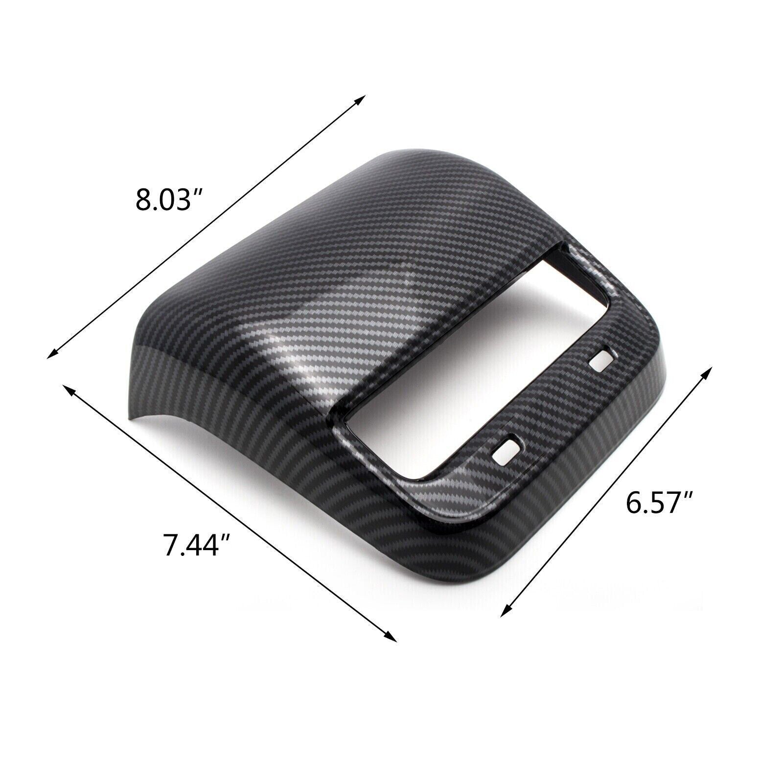 New matte carbon fiber rear vent socket cover trim suitable for Tesla Model 3/Y