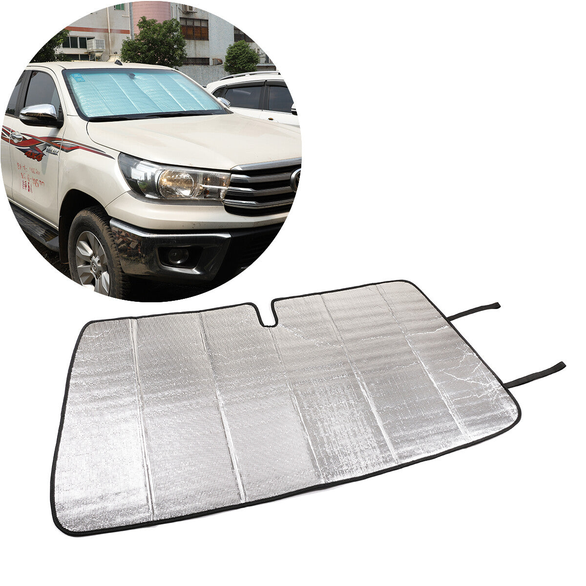 Car window sunshade, sunshade, UV protection sunshade, suitable for Ford Ranger 2015 - 21