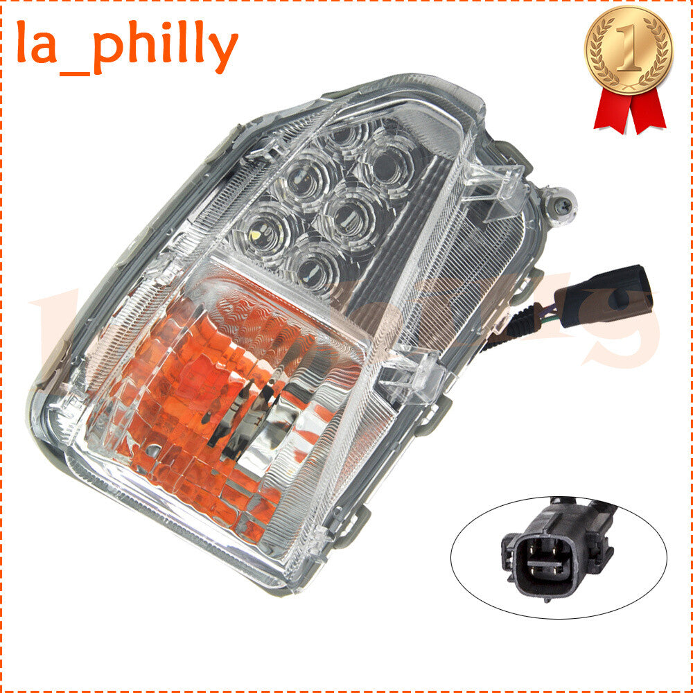 Left LED Turn Signal Fog Light Lamp Lens w/Bulb For 2013 2014 2015 for Toyota Prius