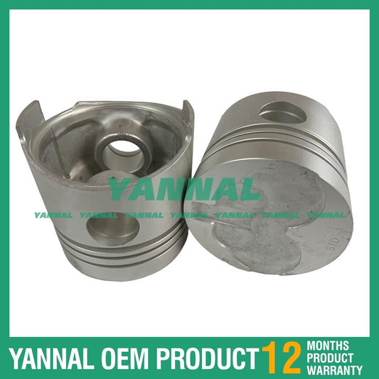 4x SD25 Piston Kit STD for Nissan Diesel Engine Parts
