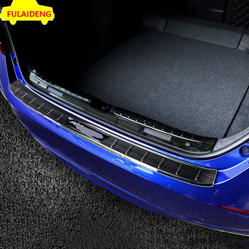 for Honda Accord 2018-2022 Black steel Rear Door Protector Sill plate cover 2Pcs