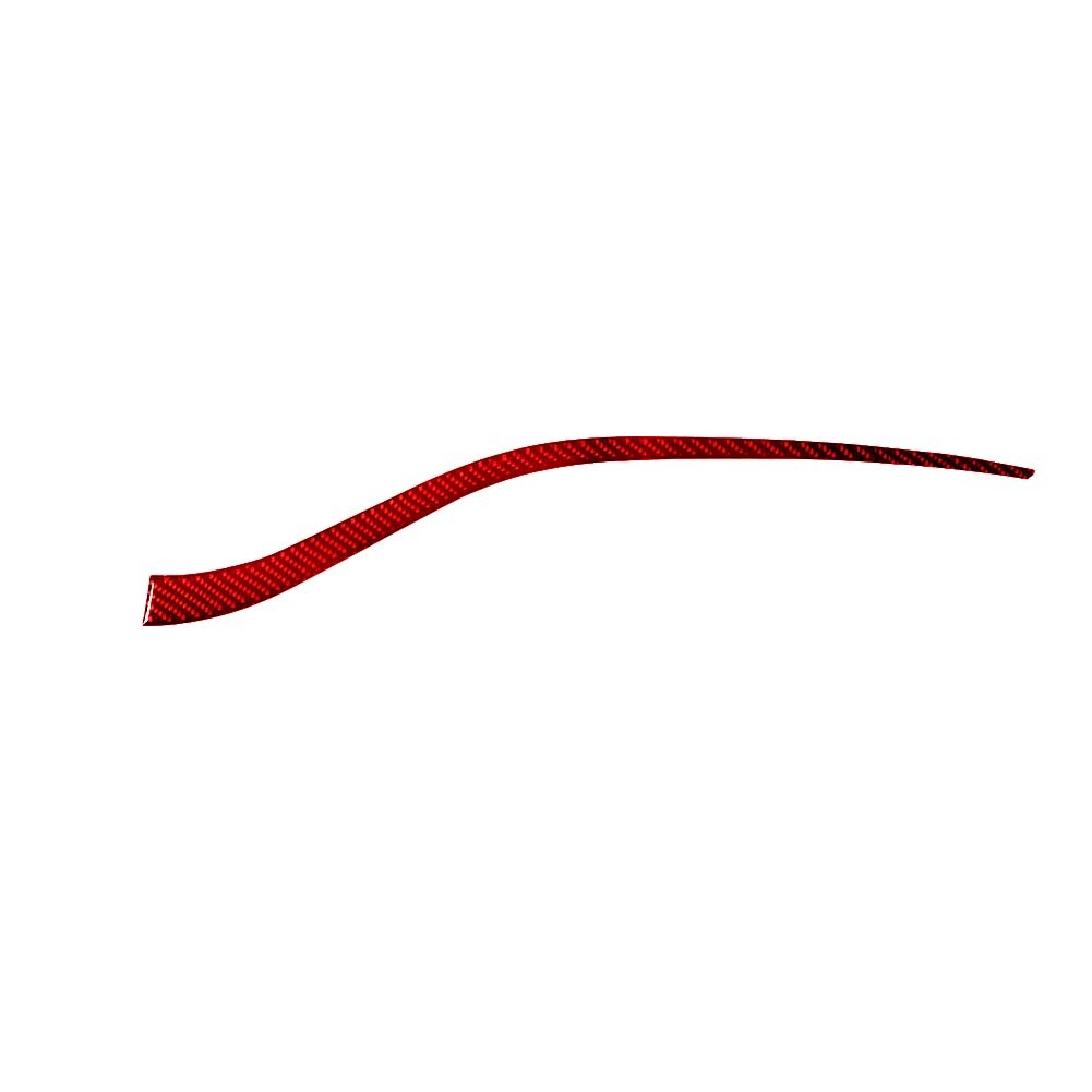Red for Co -pilot Dashboard Trim Strip Cover Carbon Fiber for Chevy Impala 2014-2020