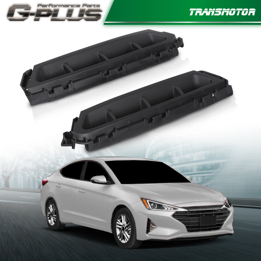 A pair of front left and right bumper air curtain grilles are suitable for 2019-2020 for Hyundai for Elantra .