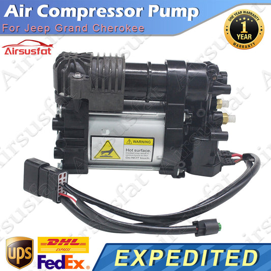 Air Suspension Compressor Fit for Jeep Grand Cherokee 11-20 for Dodge for RAM 1500 for Tesla S