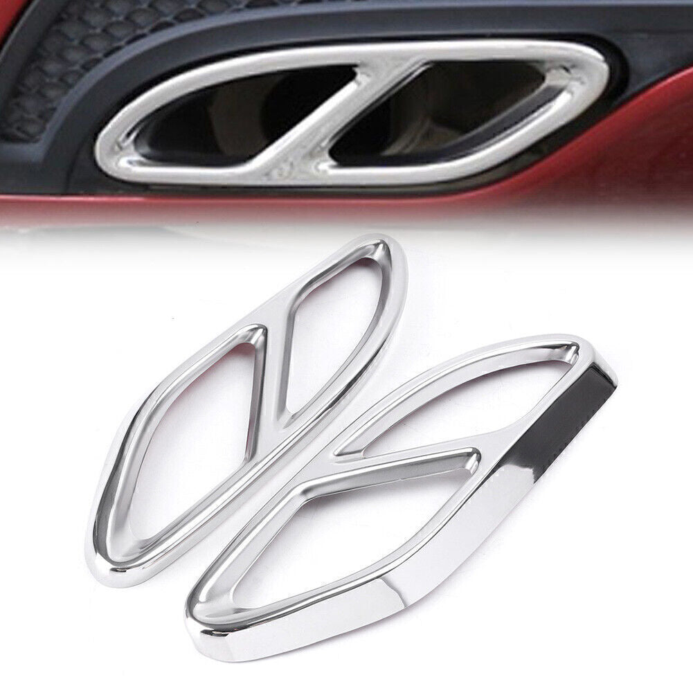 Rear Cylinder Exhaust Pipe Cover Fit for Mercedes-Benz E Class W212 W213 2014-2020
