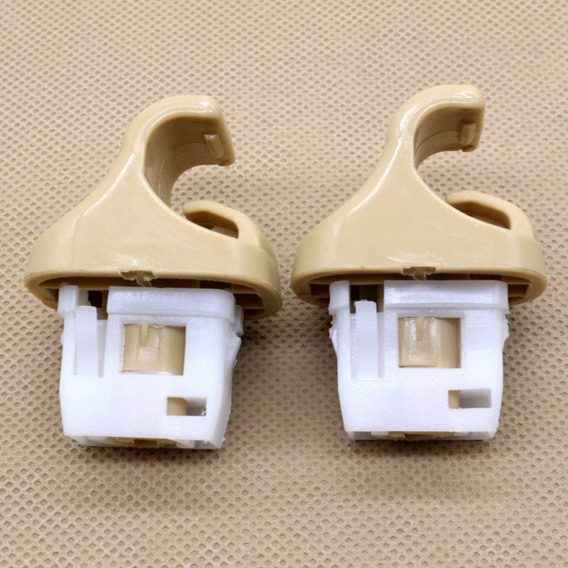2-Pack Beige Sun Visor Clips 88217TR0A01ZK Suitable for Honda 13-17 Accord  15-16 CR-V