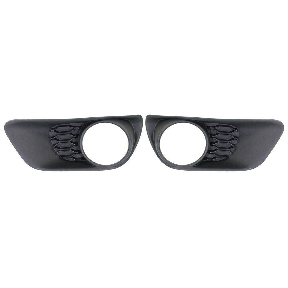 Pair Front Bumpe Fog Light Lamp Bezels Cover for 2011 2012-2017 for Dodge Caravan