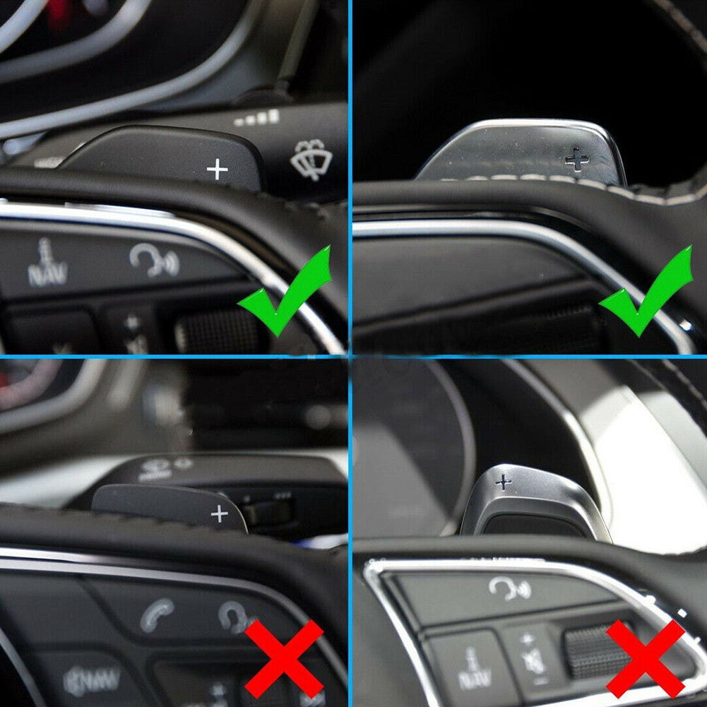 Steering Wheel Paddle Shifter Extension for Audi A3 A4 A5 A6 A7 for A8 Q3 Q5 Q7 TT