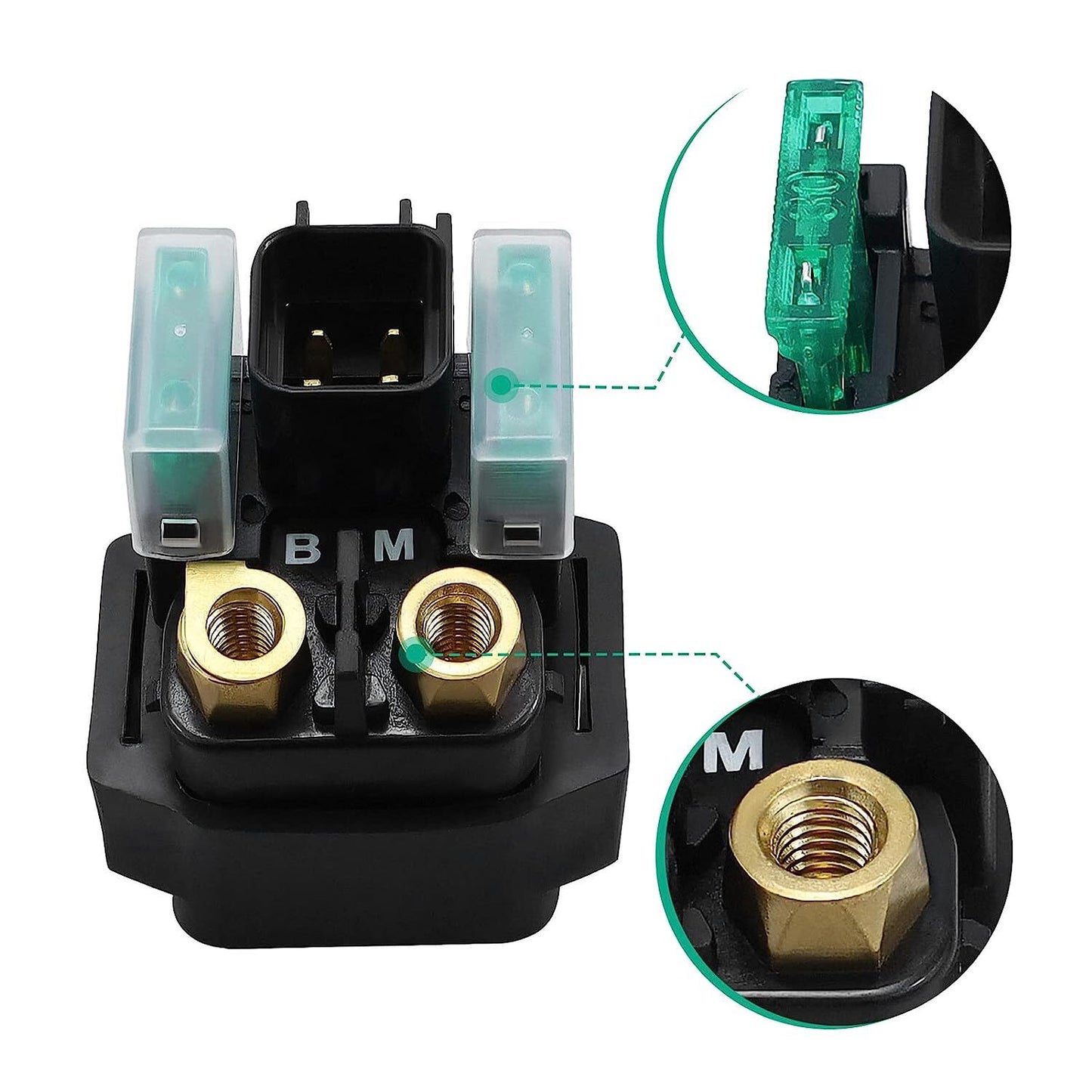 Starter Relay Solenoid for Yamaha Rhino 700 FI YXR70F YXR7F 2008 2009