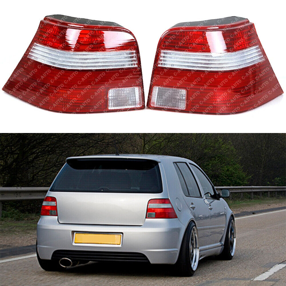 2X for VW for Golf 4 MK4 1998 1999 2000 2001-2005 Rear Tail Light Lamp NO Bulbs