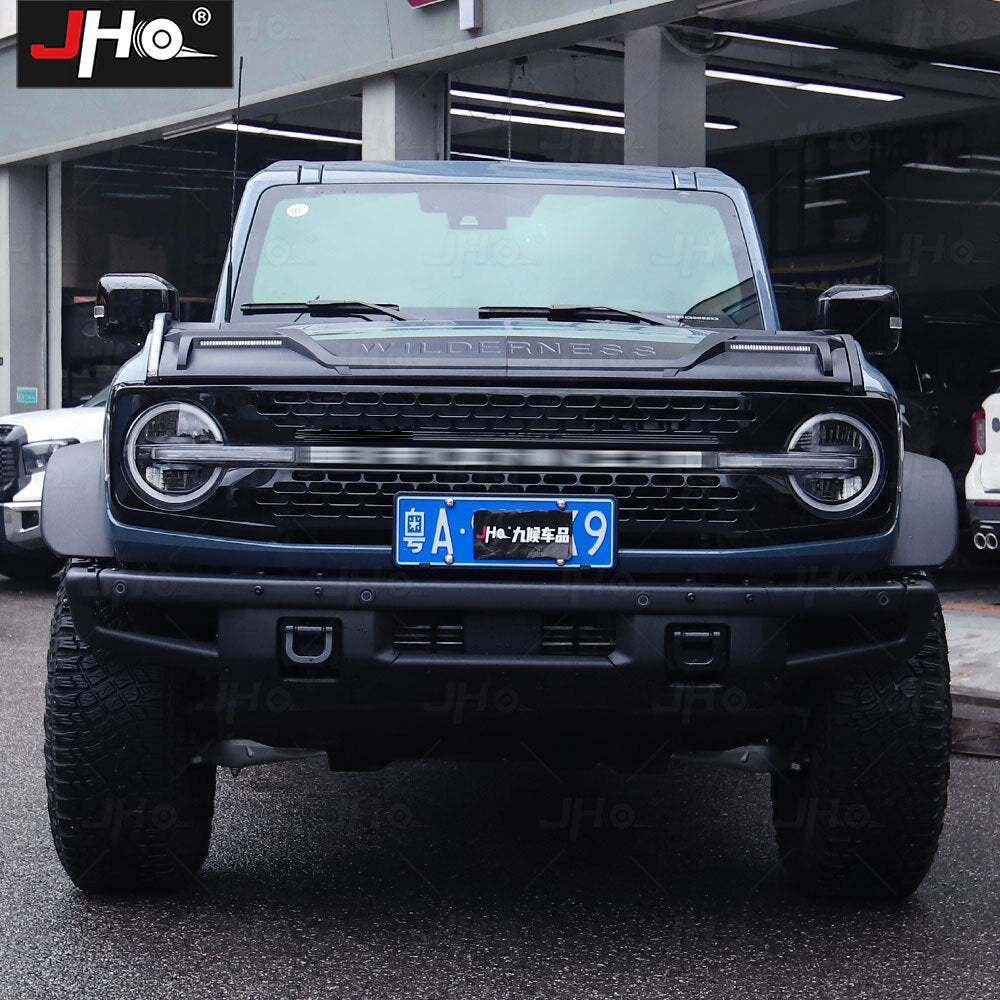 Front Bug Shield Hood Deflector for Ford Bronco Badlands Big Bend Black Diamond