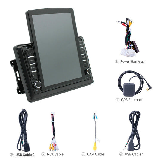 9.7in Android Car Radio Stereo for Wrangler Country Charger Multimedia GPS Navi