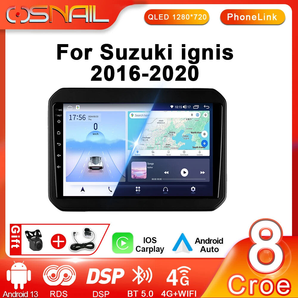 Car Radio for Suzuki Ignis Android Multimedia Video Player GPS Navi Stereo 16-20