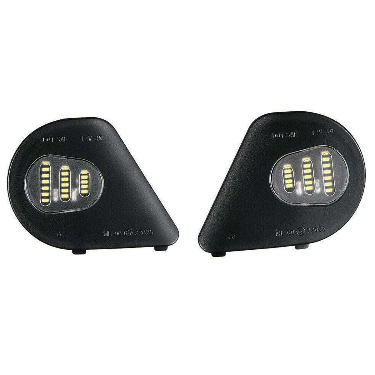 One pair of L+R side mirror puddle lights suitable for 10-19 for Dodge for Ram 1500 2500 3500 4500 5500