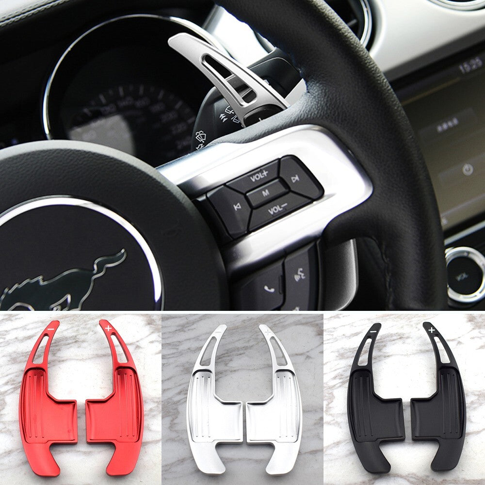 Aluminum Steering Wheel Shift Paddle Shifter Extension for Ford for Mustang