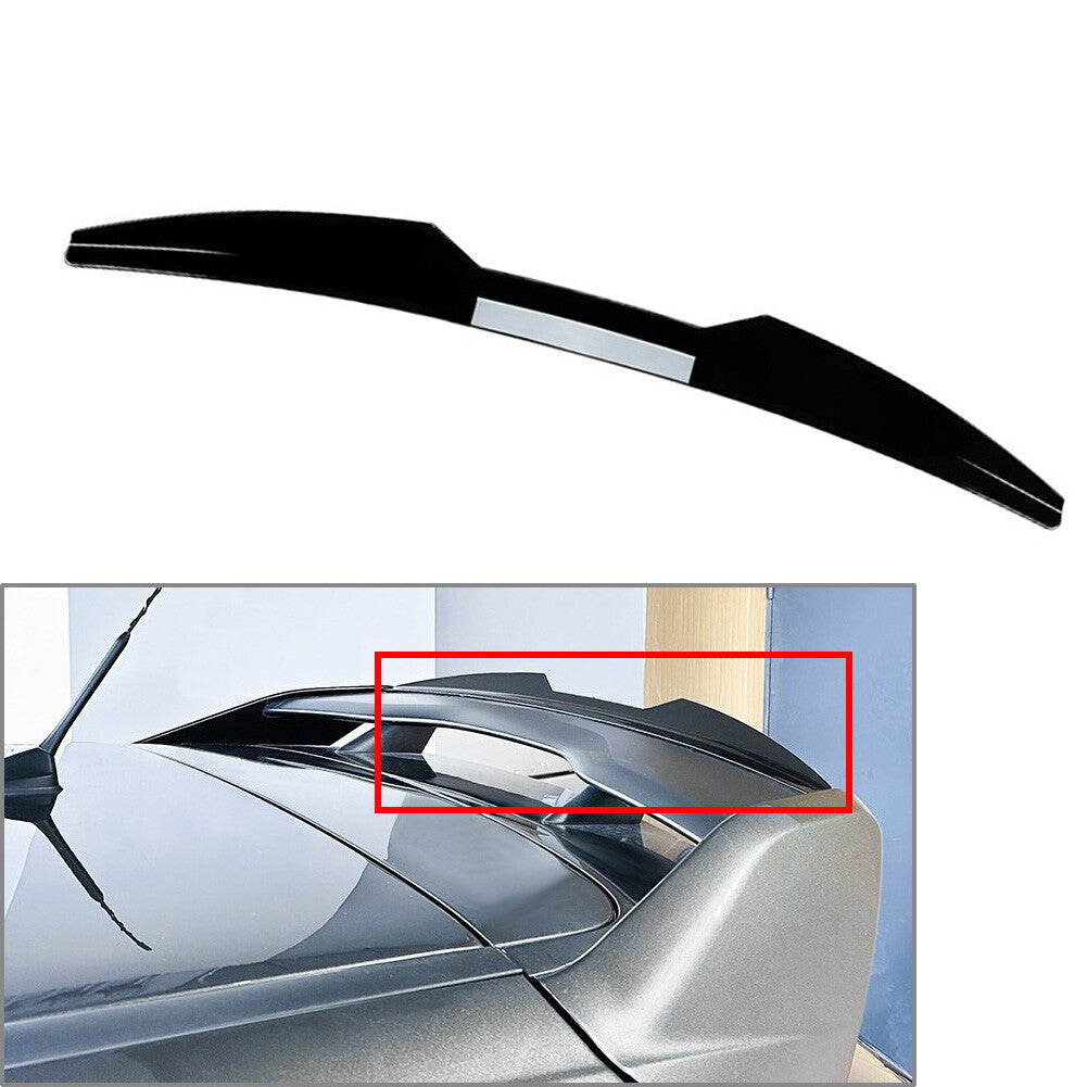 Black Rear Roof Spoiler Wing Lid Extension Flaps for Ford Focus MK3 RS 2011-2018