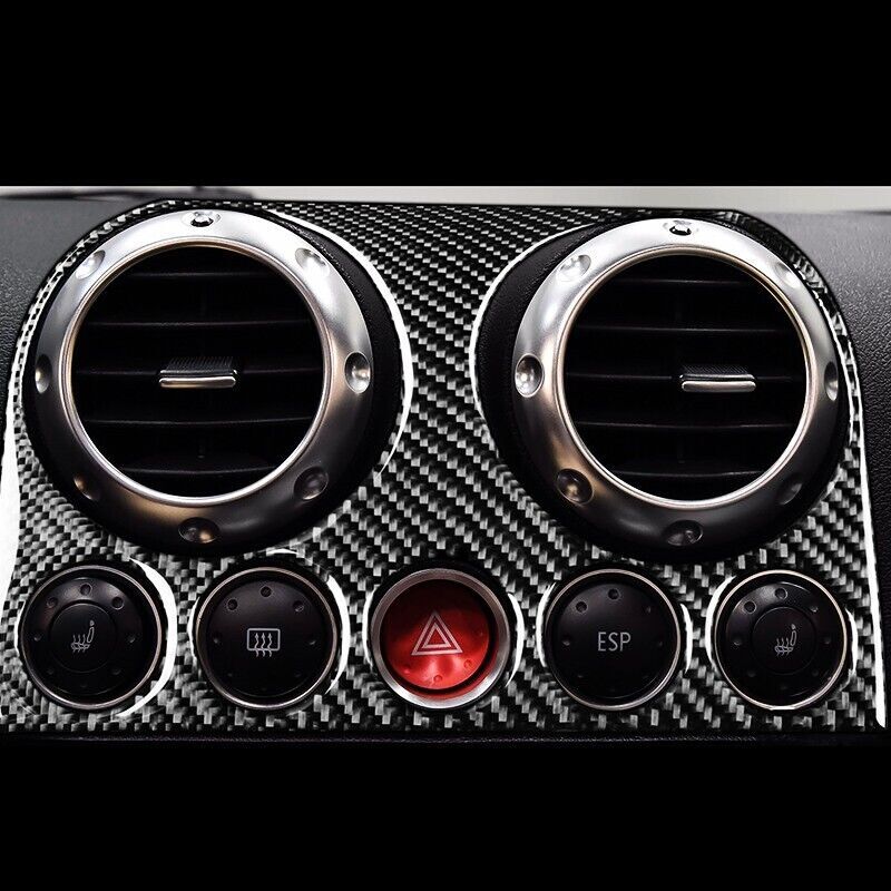 carbon fiber automotive air vent socket cover trim for Audi TT 8N 2001-2005-2006