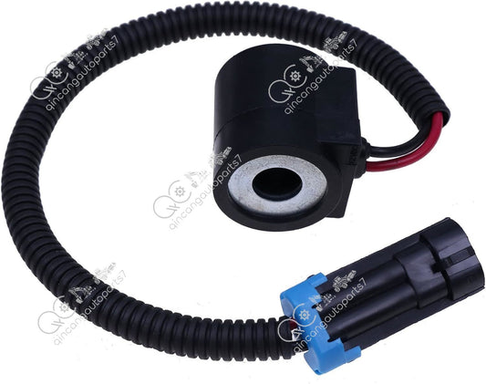 12V Solenoid Valve Coil 6675559 for Bobcat Loader A300 A770 T140 T180 T190 T250