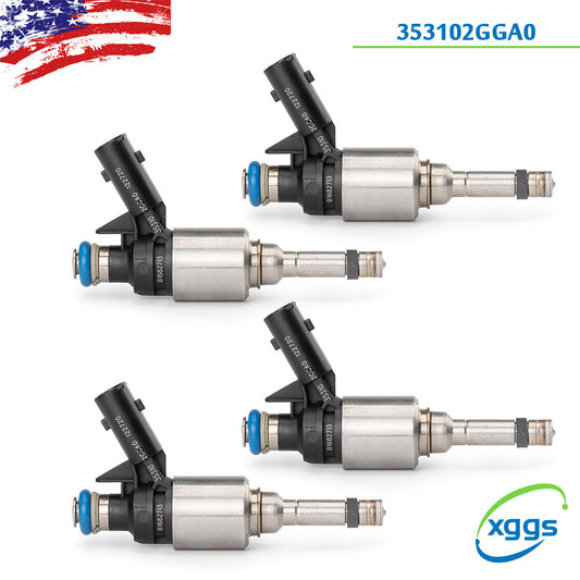 4Pcs New Fuel Injector For 2016-2017 for Hyundai Sonata 2017-2018 for Kia Sorento 2.4L