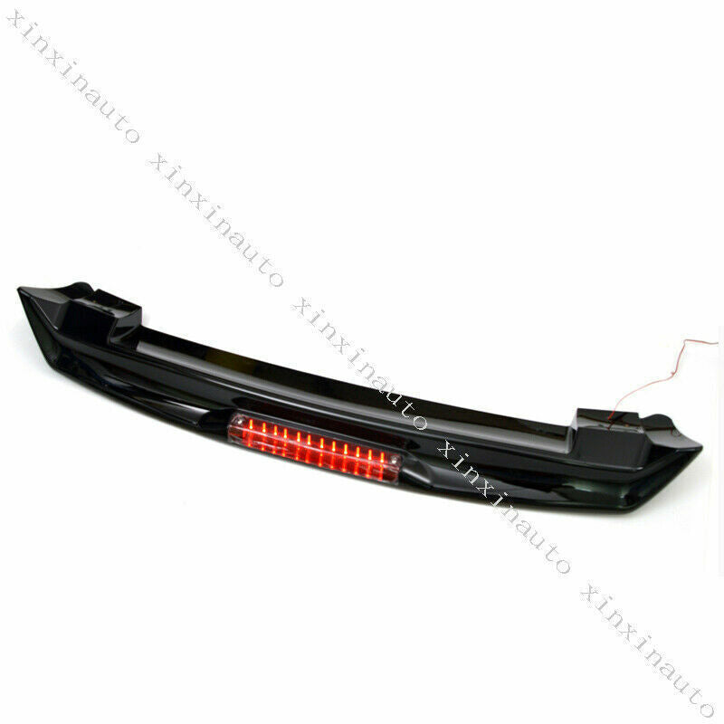 for Toyota Prado FJ120 2003-09 Black Rear Trunk Roof Boot Lip Wing Spoiler Cover