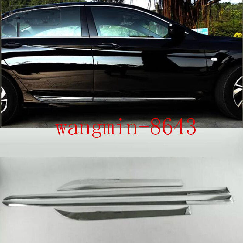 for Honda Accord MK9 2013-2017 ABS Chrome Car Door Body Side Molding Panel Cover