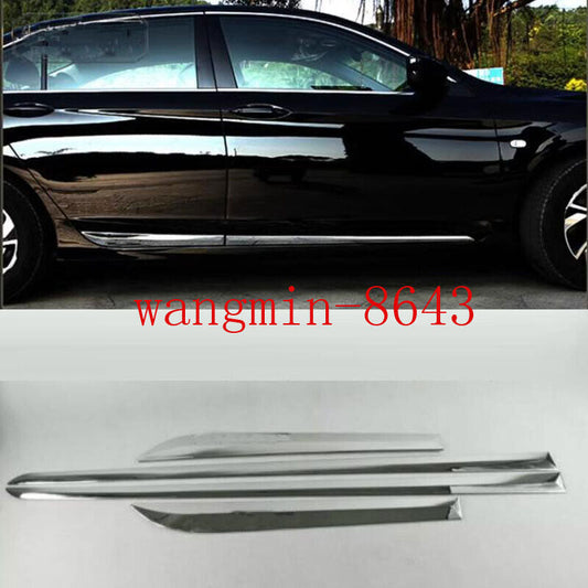 for Honda Accord MK9 2013-2017 ABS Chrome Car Door Body Side Molding Panel Cover