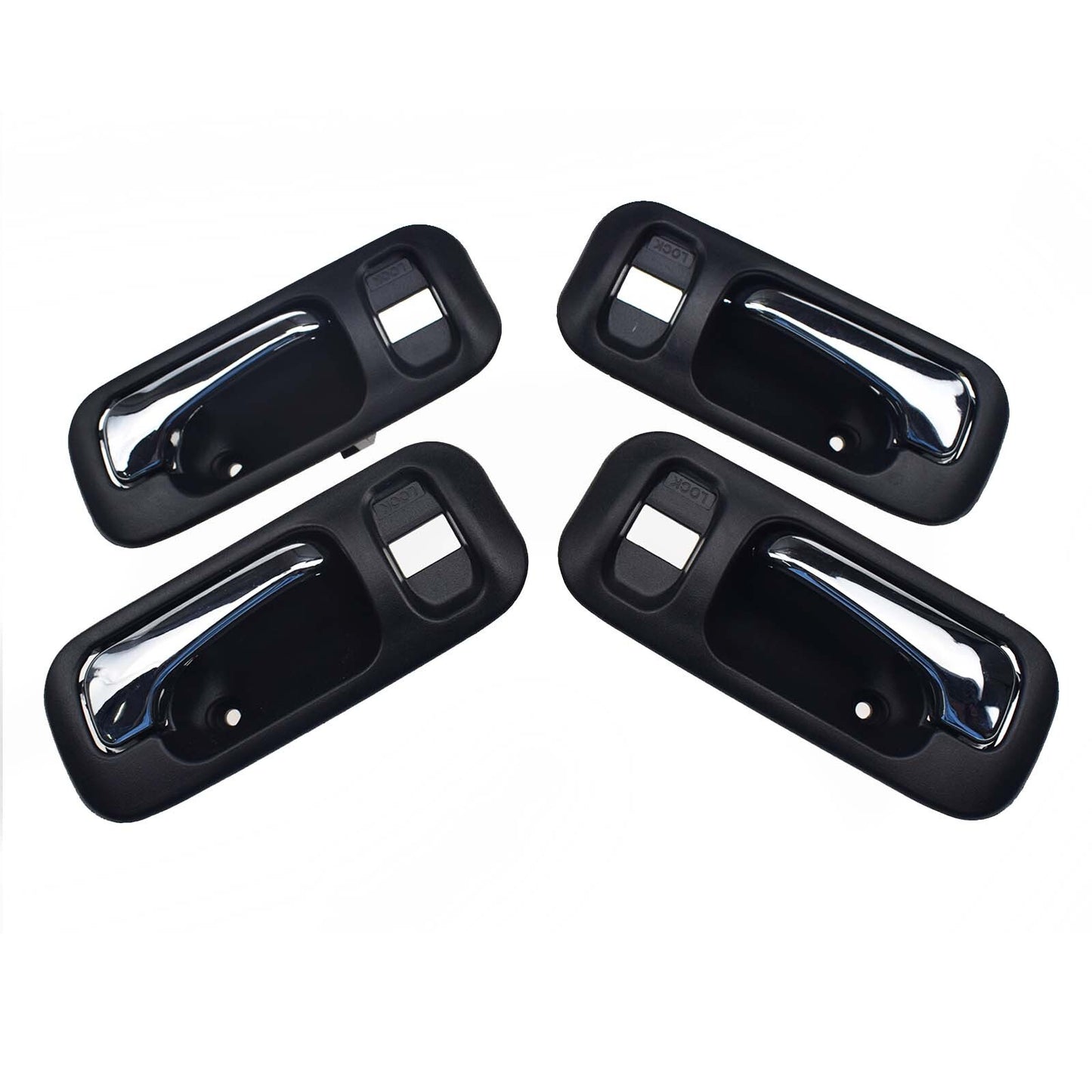 4 PCS Interior Door Handle Front Rear LH RH 72124S10A11ZA For 1997-01 for Honda CR-V
