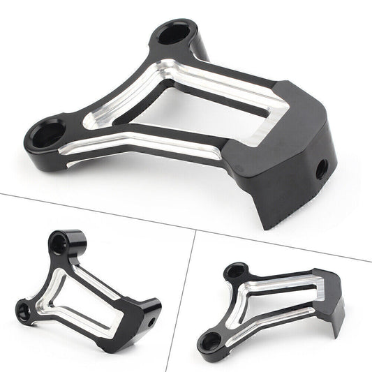 CNC Motorhalterung schwarz f¨¹r for Harley Touring Road Street Glide 2009-2016